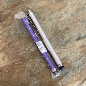 NWT Purple & Silver Cell Phone Or IPad Stylus